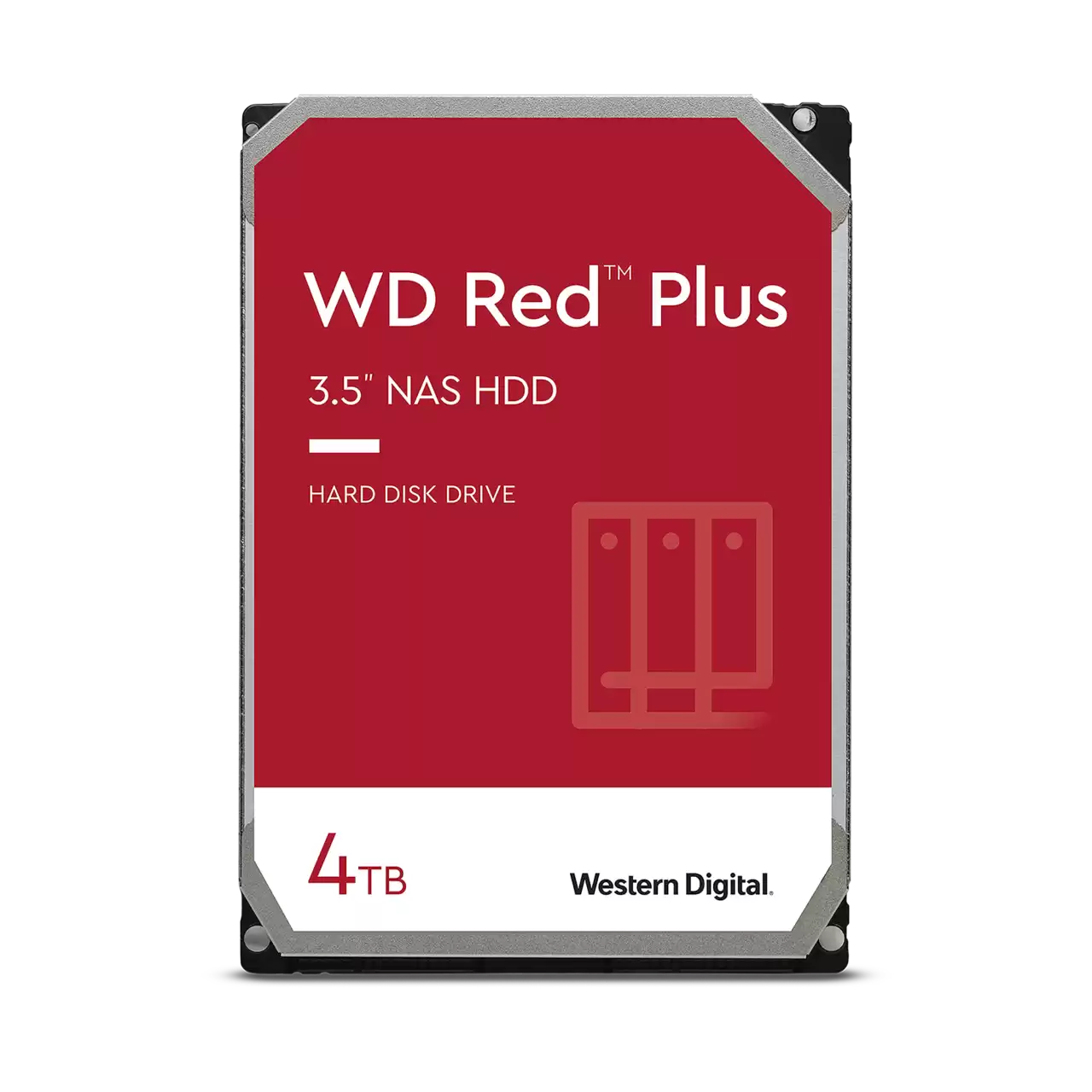 WD Red Plus 4TB NAS Hard Disk Drive - 5400 RPM Class SATA 6Gb/s